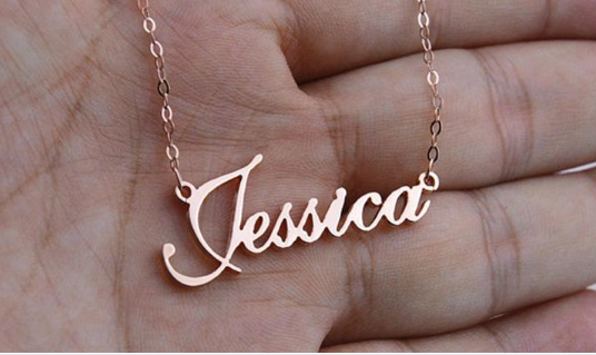 Custom Stainless Steel Name Necklace, Letter Necklace