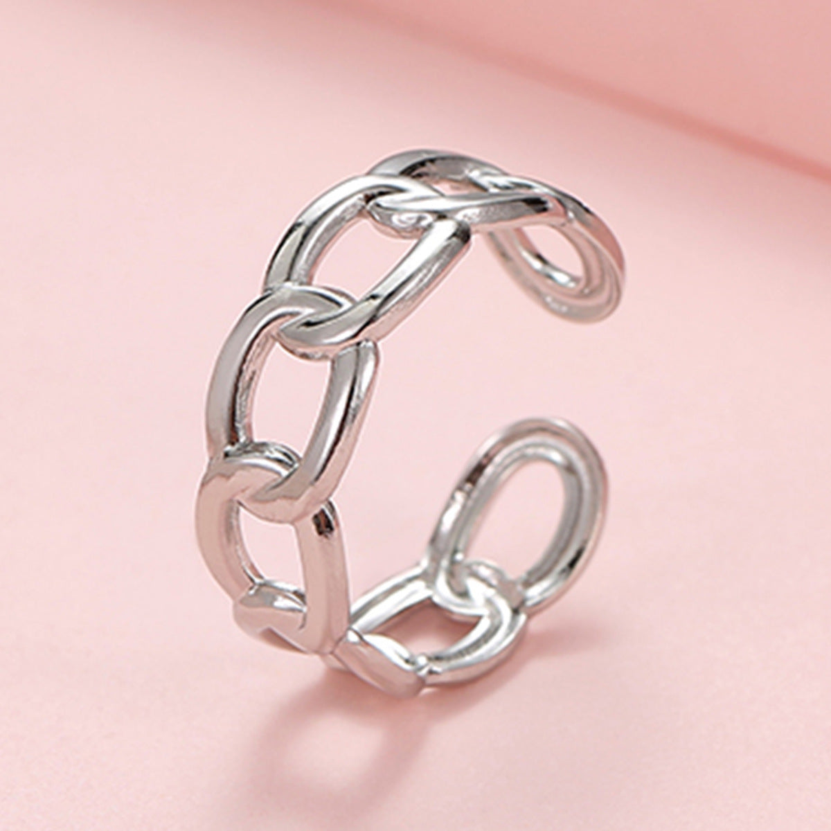 Gold-Plated Stainless Steel Ring for Women
