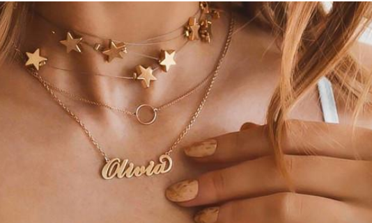 Custom Stainless Steel Name Necklace, Letter Necklace