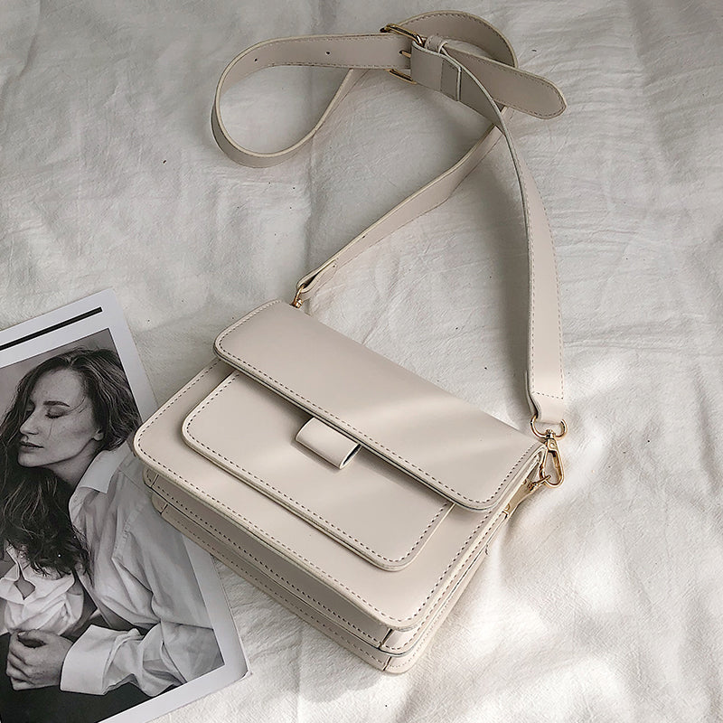 Chain Strap Shoulder Crossbody Small Square Bag