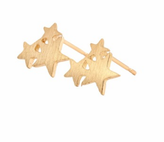 Animal Earrings, Shark Studs, Star Earrings